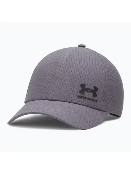 Шапка с козирка Under Armour Iso-chill Armourvent castlerock/black черно