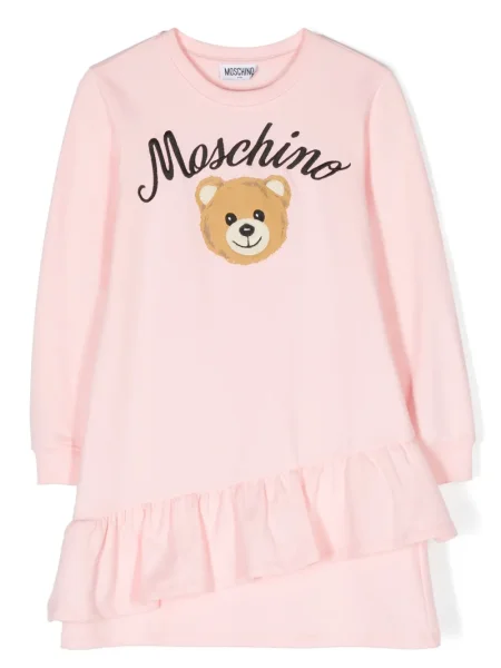 Sukienka dziecięca Moschino różowa