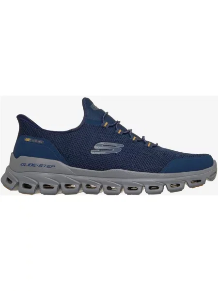 Buty do biegania Skechers Slip-Ins Glide-Step Remnynt granatowy musztardowy 40 szary
