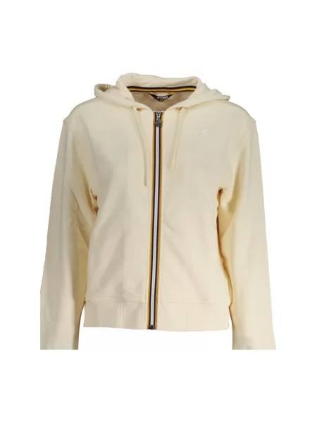 Bluza z kapturem K-way z kapturem beżowa