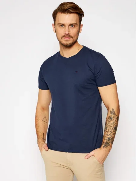 Tommy Jeans T-Shirt Σκούρο μπλε