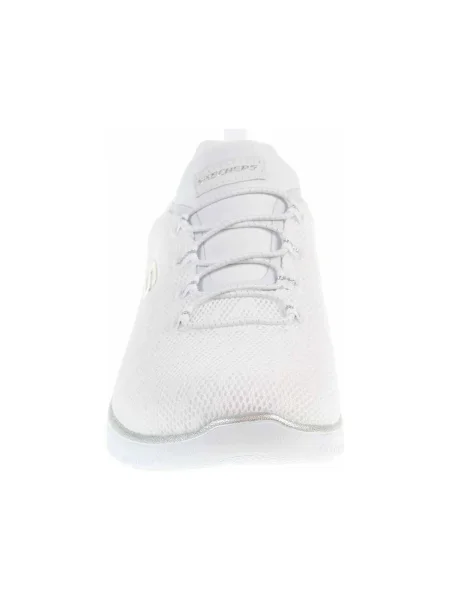 Leopárdmintás félcipő Skechers fehér