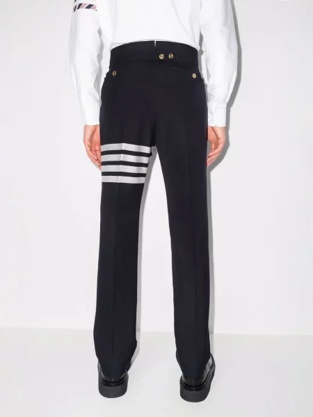 Spodnie Thom Browne niebieskie
