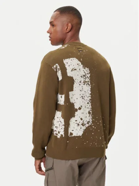 G-Star Raw Megztinis Sprayed 89 žalia