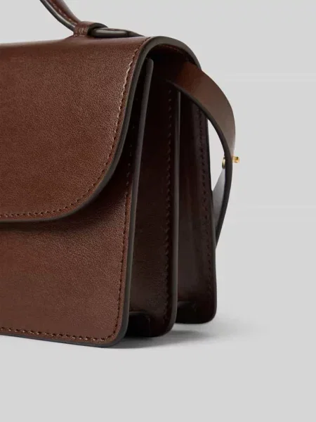 Torba z uchwytami i detalem z logo Victoria Beckham