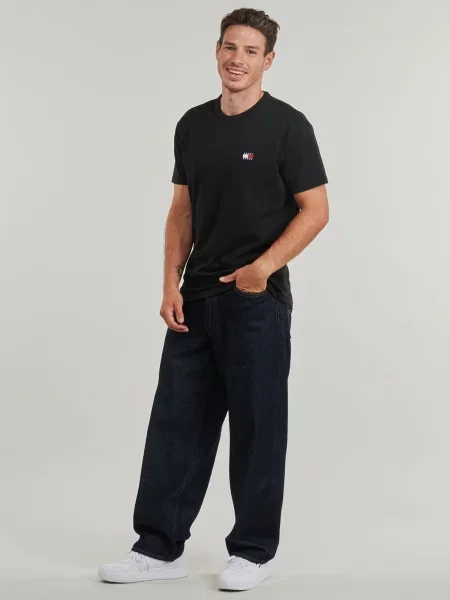 Kratak majica Tommy Jeans crna