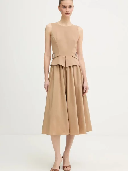 Karl Lagerfeld rochie bej