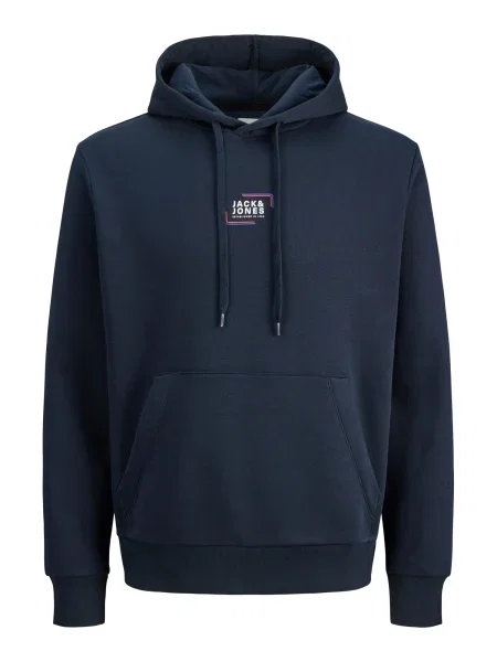 Grafic palton Jack & Jones alb