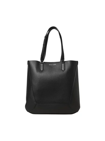 Torba Alexander Mcqueen skórzana czarna