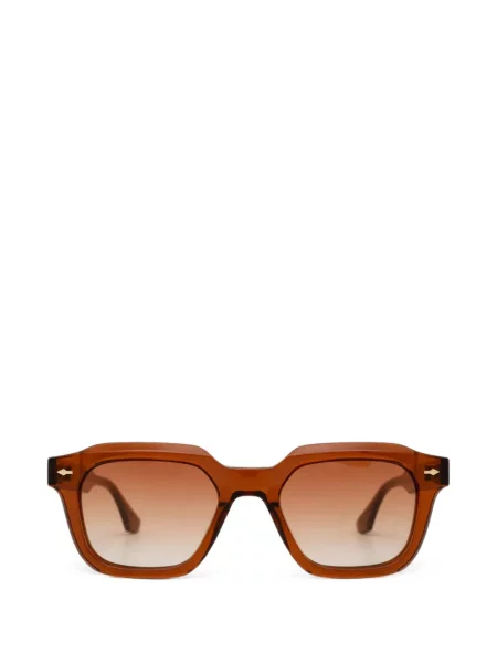 Ochelari de soare Kat Maconie cu imprimeu geometric maro