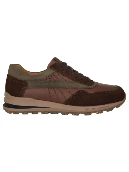 Sneakersy Mephisto skórzane brązowe