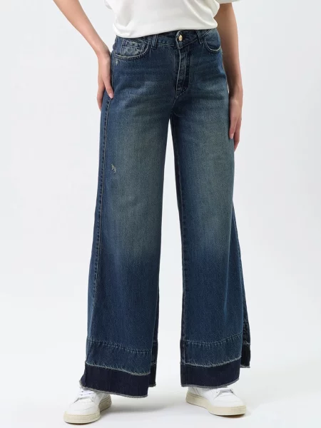 Широкі джинси Just Before синій