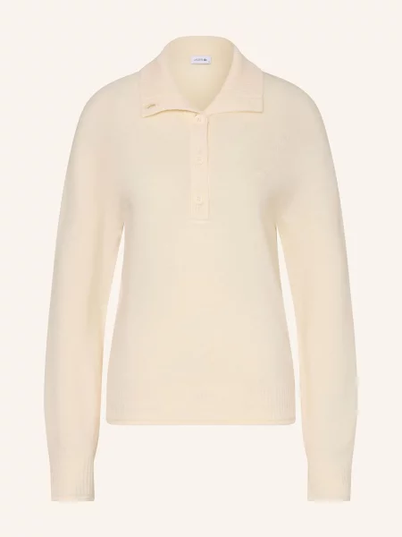 Lacoste Sweter Écru beżowy