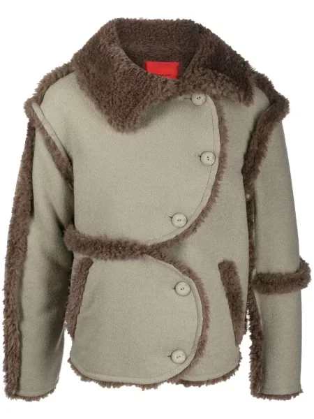 Kurtka Eckhaus Latta polarowa zielona