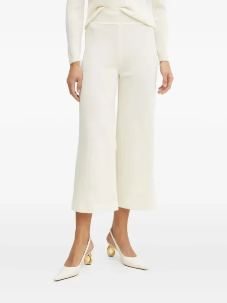 Pantaloni Luisa Spagnoli alb