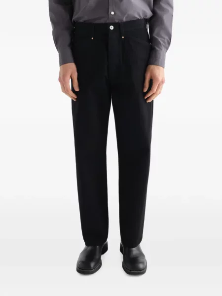 Pantaloni Lemaire cu 5 buzunare negru