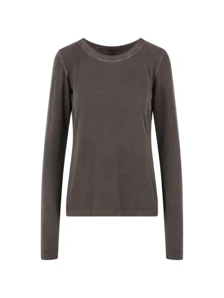 Tricou Uma Wang cu nervuri gri