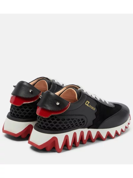Sneakerși Christian Louboutin din piele negru
