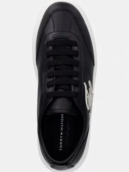 Tommy Hilfiger TH ICON LIGHT SNEAKER маратонки дамски от кожа черно