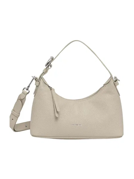 Coccinelle torebka crossbody skórzana beżowa