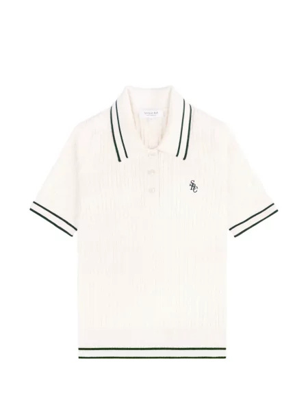 Tricou polo Sporty & Rich tricotate