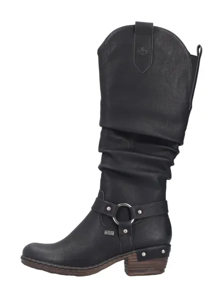 Rieker Cizme de cowboy negru