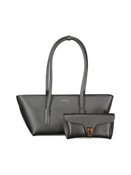 Coccinelle Torba Na Ramię Double Beat schwarz czarna