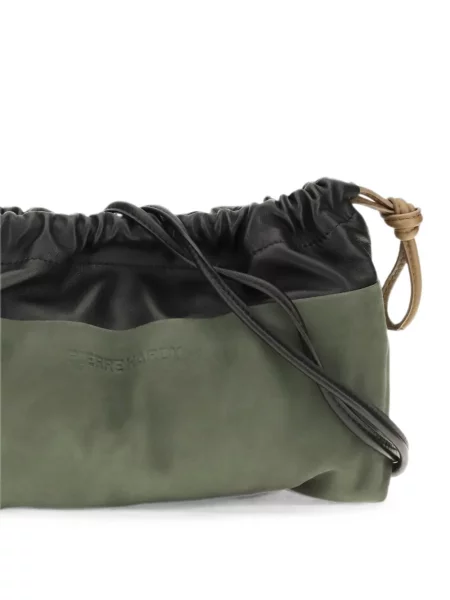 Geantă plic Pierre Hardy din piele verde