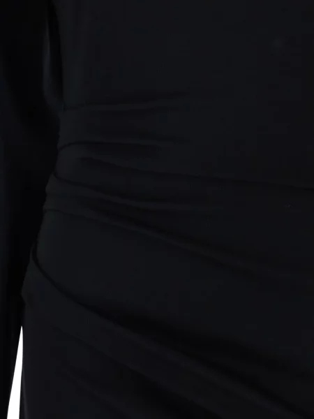 Rochie Max Mara de lână de costum negru