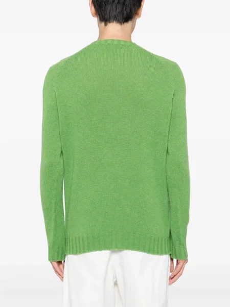 Pulover Tagliatore din cașmir cu decolteu rotund verde