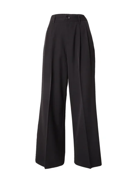 Herrlicher Hlače z naborki Narzissa' črna