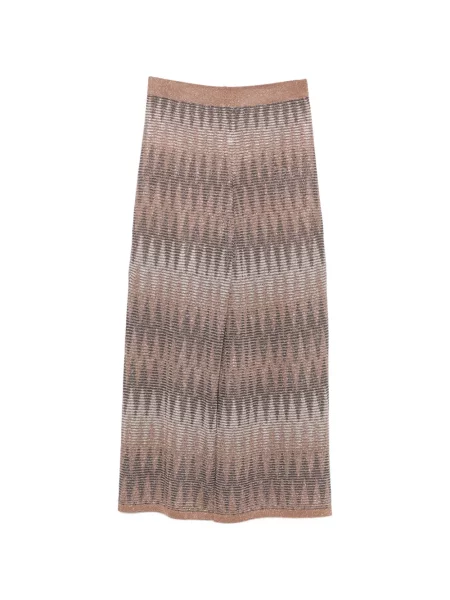Pantaloni D.exterior cu imprimeu geometric