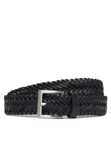 Tommy Hilfiger Diržas Th Soho Braid juoda