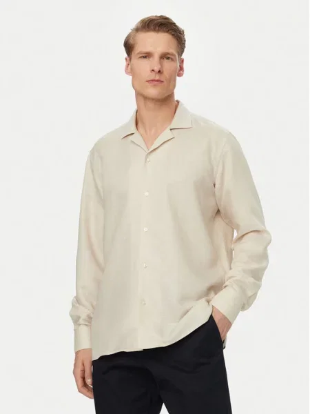BOSS Cămașă H-Joe deschis bej