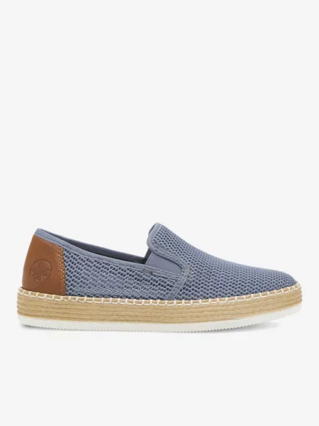 Espadrilky Rieker modrá