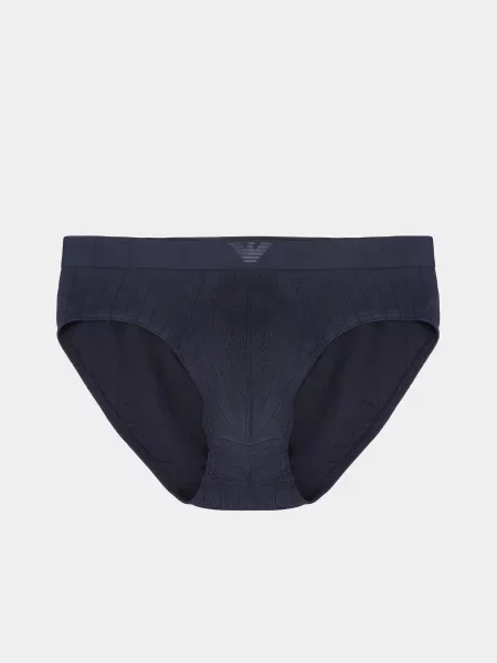 Труси Emporio Armani модал/поліестер синій