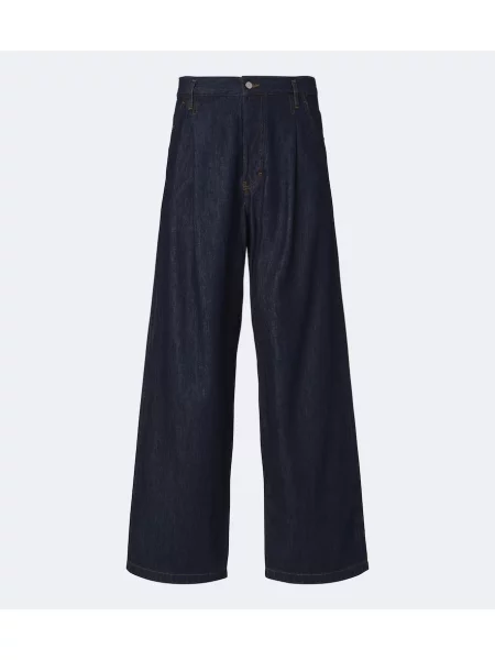 Blugi cu picior larg Dries Van Noten albastru