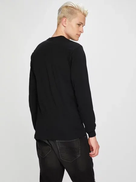 Vans Tričko s dlouhým rukávem černé