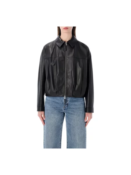 Kurtka skórzana S.w.o.r.d. 6.6.44 czarna