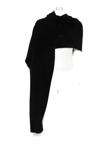 Šal Antonelli sa šljokicama crna