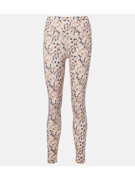 Leggings Varley cu model floral bej