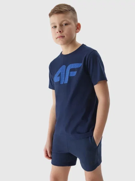Pantaloni scurți copii 4f albastru