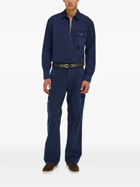 Cargo nohavice Ferragamo modrá