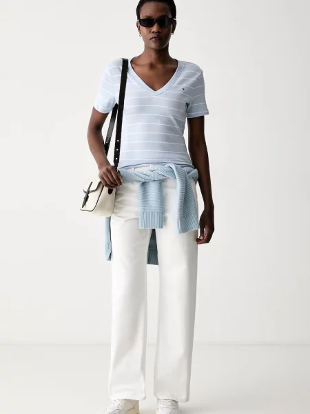 Tommy Hilfiger tričko dámske modrá