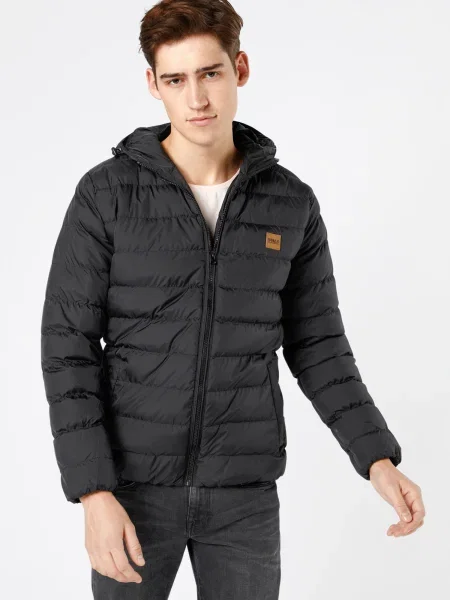 Urban Classics Geacă de iarnă Basic Bubble' negru