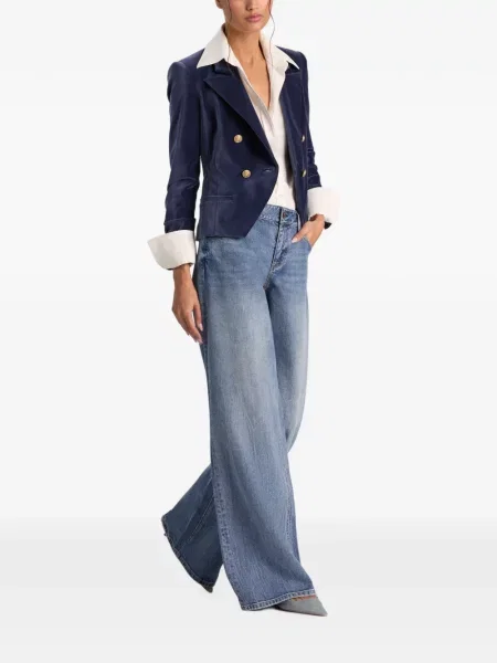 Dvouřadé sako Alice + Olivia modré
