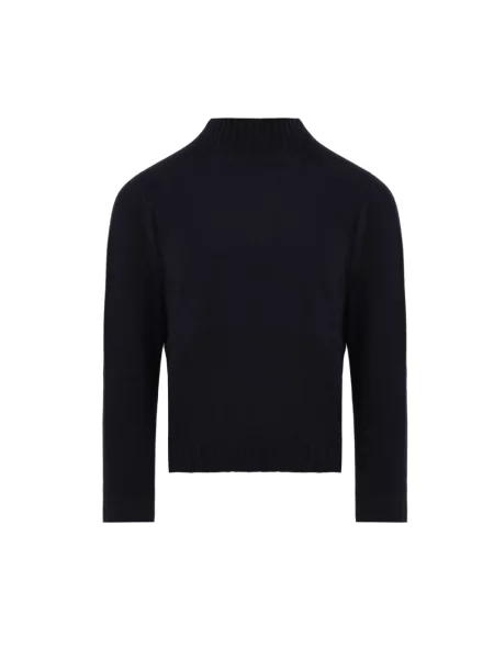 Sweter Filippo De Laurentiis wełniany czarny