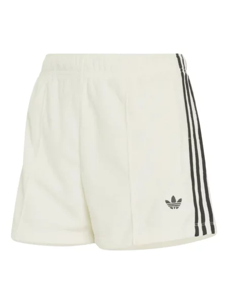 Pantaloni scurți Adidas cu dungi cu decolteu în V negru