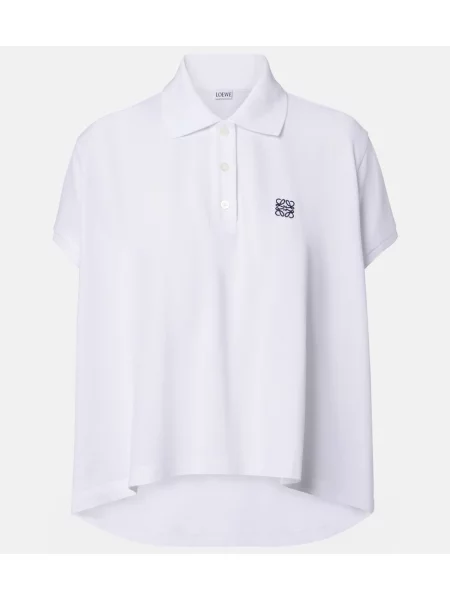 Polo Loewe asymetryczne białe