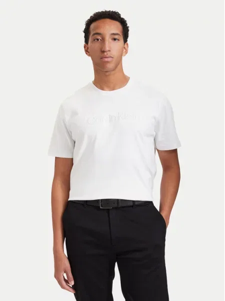 Calvin Klein Marškinėliai Interlock balta
